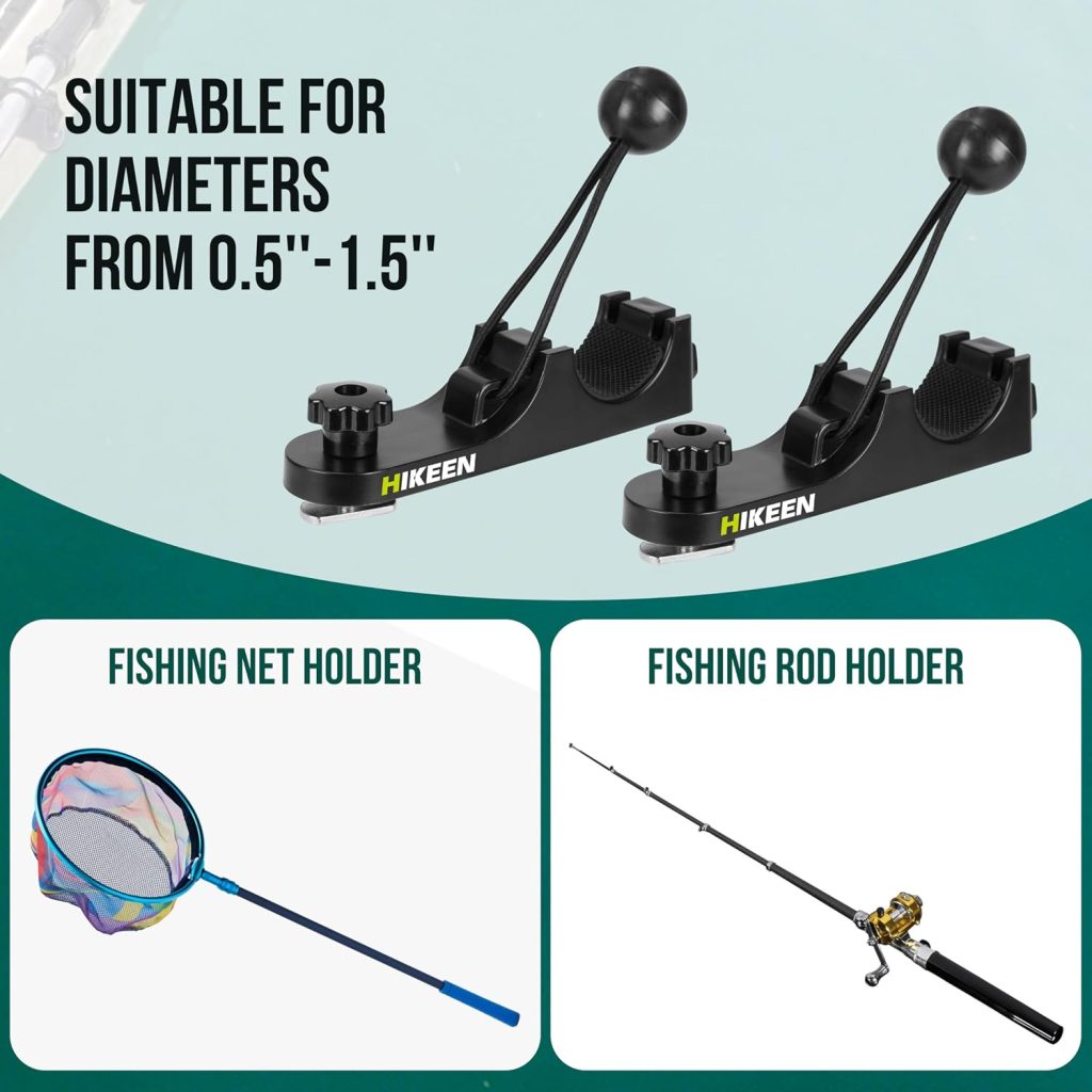 Hikeen Kayak Paddle Holder review | SUP Board Accessories Hikeen Kayak Paddle Holder, Fishing Net Fishing Rod Holder, Track Mount Accessories for Canoe, Paddle Board