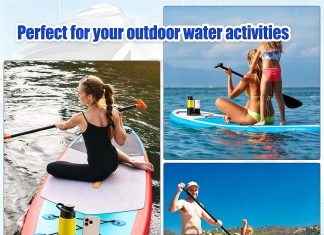 Paddle Board Cup Holder, Universal Paddle Board Accessory, Black
