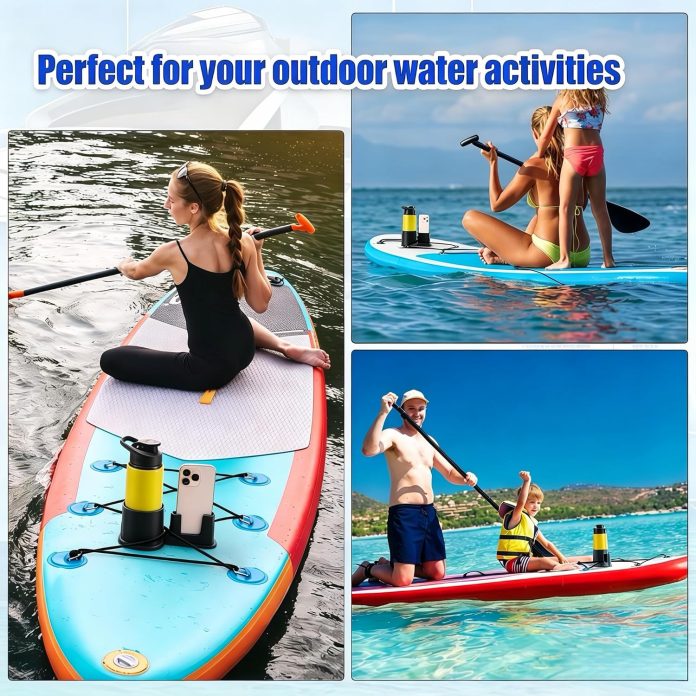 Paddle Board Cup Holder, Universal Paddle Board Accessory, Black Paddle Board Cup Holder, Universal Paddle Board Accessory, Black