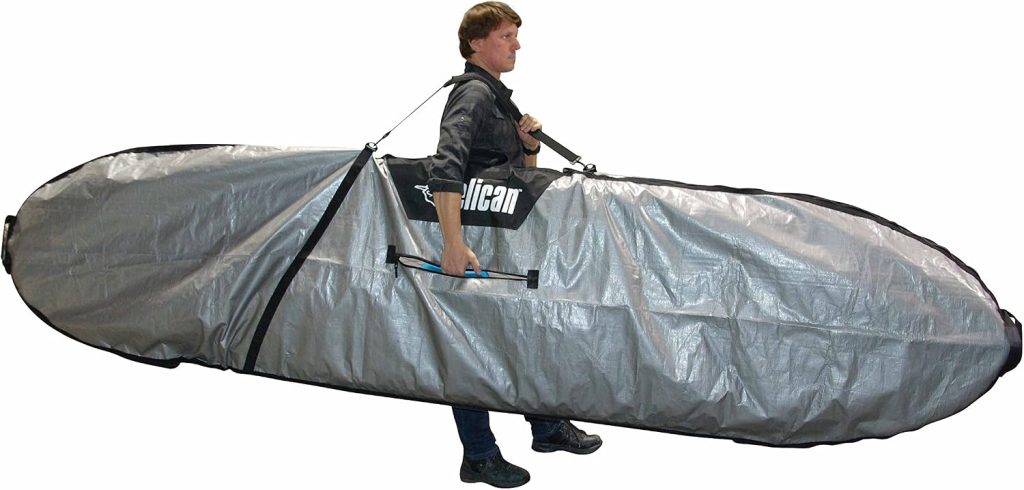 Pelican Carry Bag for 10' Stand Up Paddle Board – Durable SUP Storage & Travel Bag with Shoulder Strap – Fits Up to 10 Foot Boards – Lightweight, Weather-Resistant Gear - Grey review | SUP Board Accessories Pelican Carry Bag for 10' Stand Up Paddle Board – Durable SUP Storage & Travel Bag with Shoulder Strap – Fits Up to Foot