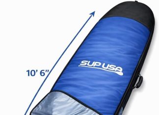 Premium SUP USA Paddleboard Bag | 10' 6" Blue | Protects Paddleboards, Surfboards and more review