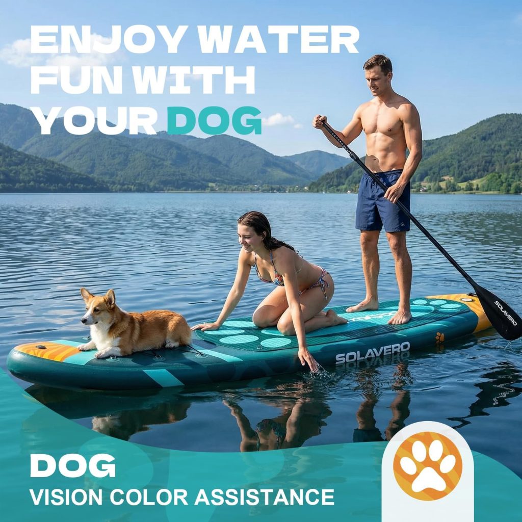 SOLAVERO 10'6"/11’×33” Inflatable Stand Up Paddle review | SUP Board Accessories SOLAVERO 10'6"/11’×33” Inflatable Stand Up Paddle Board Supports/500LB