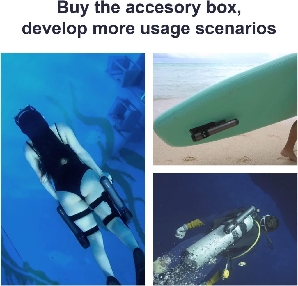 Waydoo Subnado Underwater Scooter review | SUP Board Accessories Waydoo Subnado Underwater Scooter, Sea Scooter with Thumb Control for SUP Paddle Board, Pool, Diving & Snorkeling, Compact &